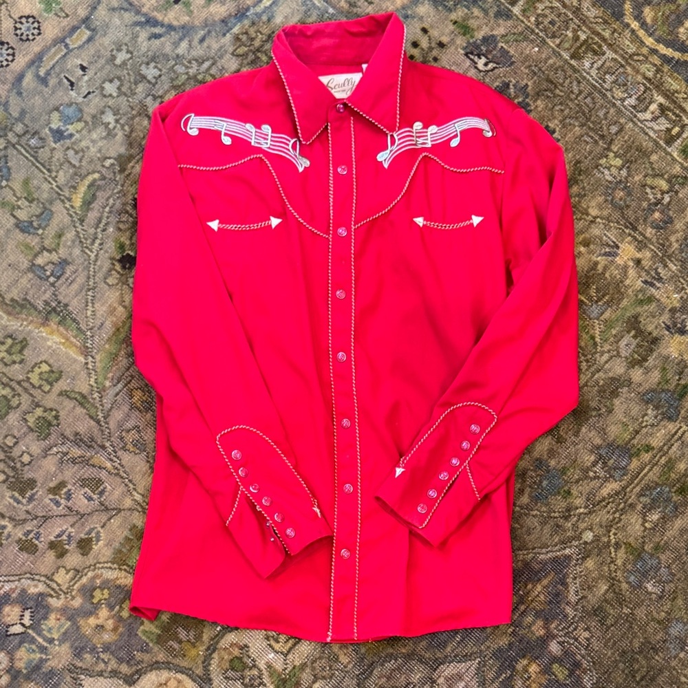 Scully Music Note Pearl Snap Western Shirt